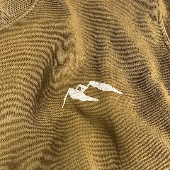 Aerie Green Crewneck Sweatshirt with Logo - Picture 4 of 7